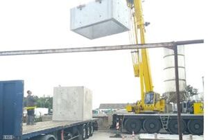 CHAMBRE A VANNE en 2 Elements 18 tonnes Béton Préfabriqué Amatures de GIRONDE BPA de Gironde, votre expert béton
