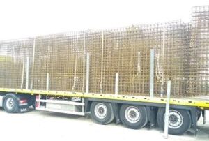 Chargement de massifs photovoltaiques Béton Préfabriqué Amatures de GIRONDE BPA de Gironde, votre expert béton